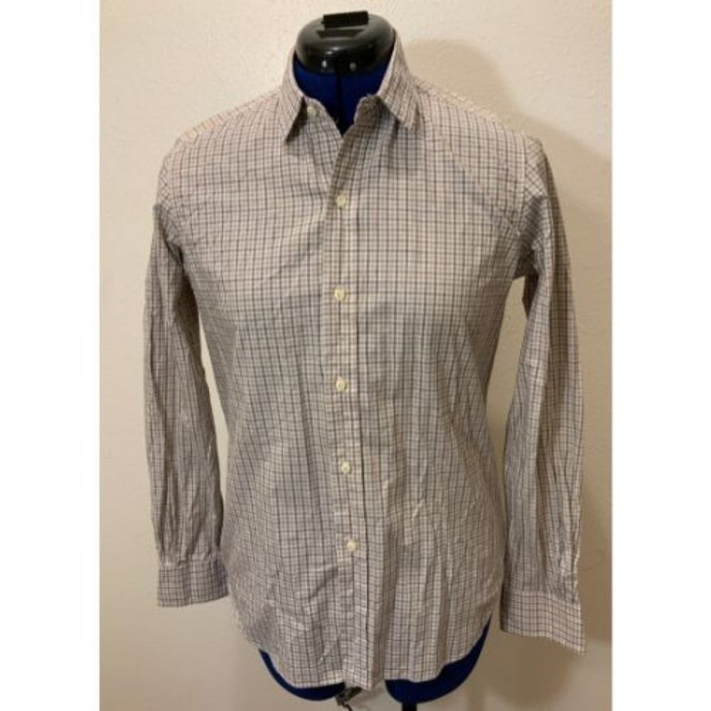 J.G. Hook - Blue & Brown Plaid Shirt - Size 10
